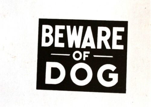 Andy Warhol - Beware of Dog, 1983