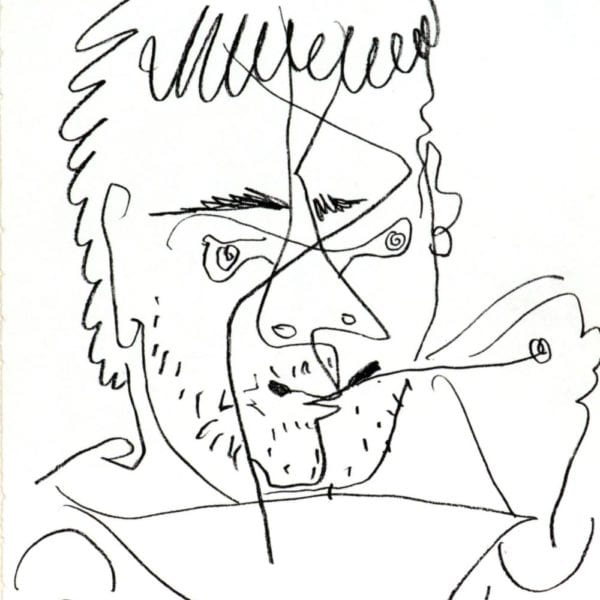 Pablo Picasso - Le Fumeur (Hommage a Daniel-Henry)