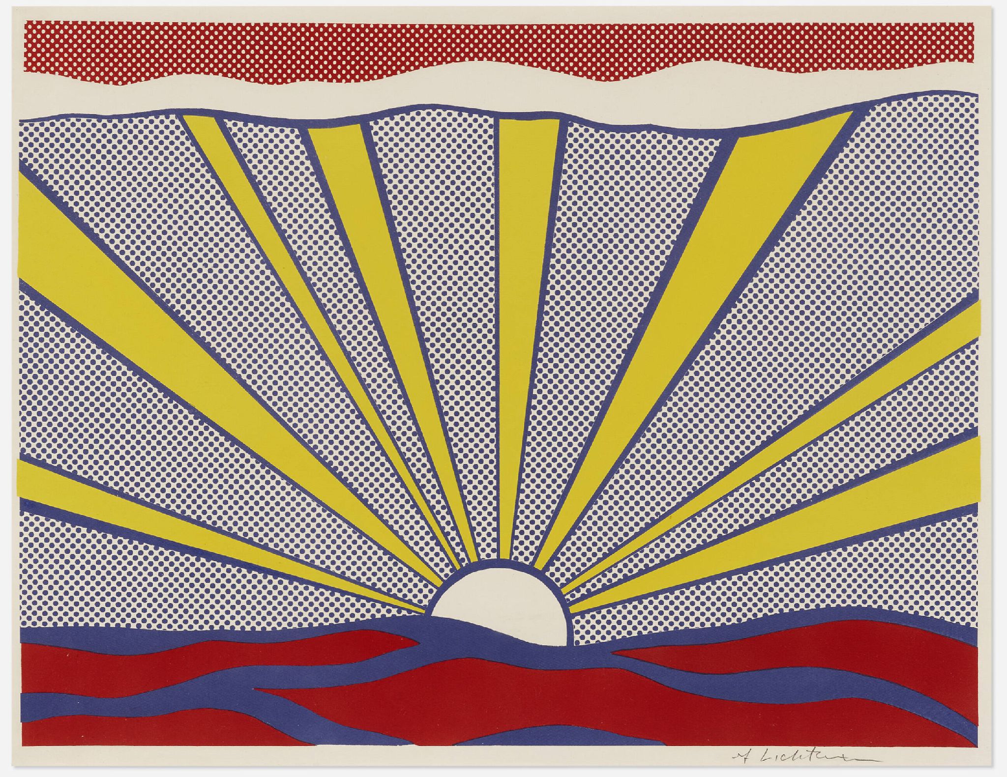Sunrise by Roy Lichtenstein