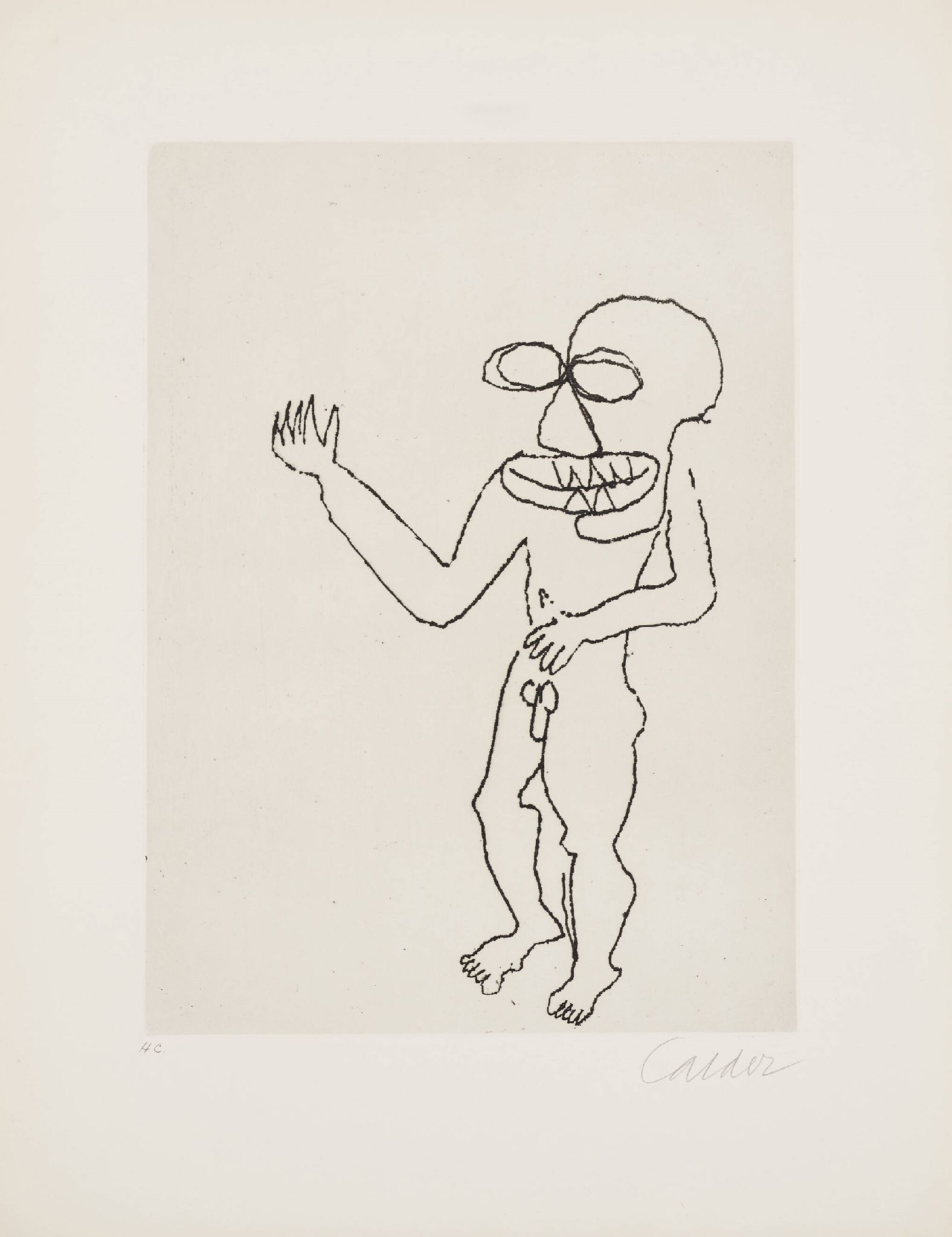 Santa Claus VIII by Alexander Calder