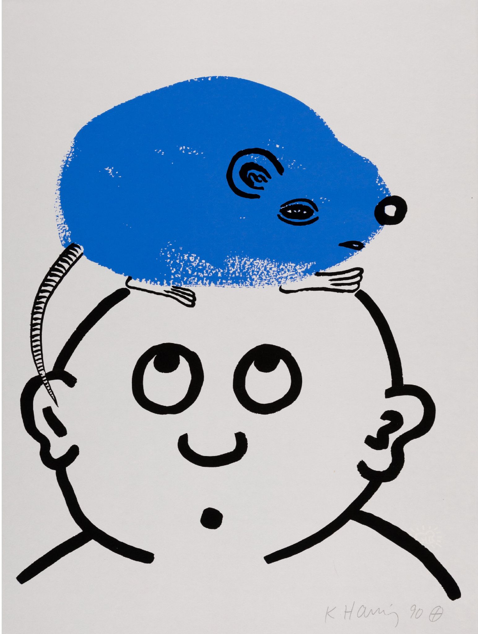 Untitled (Plate 4, from The Story of Red + Blue)