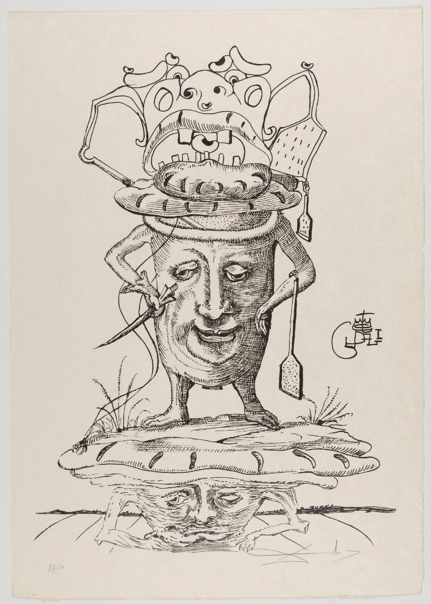 Giant Pastry Cook (from Les Songes drolatiques de Pantagruel)