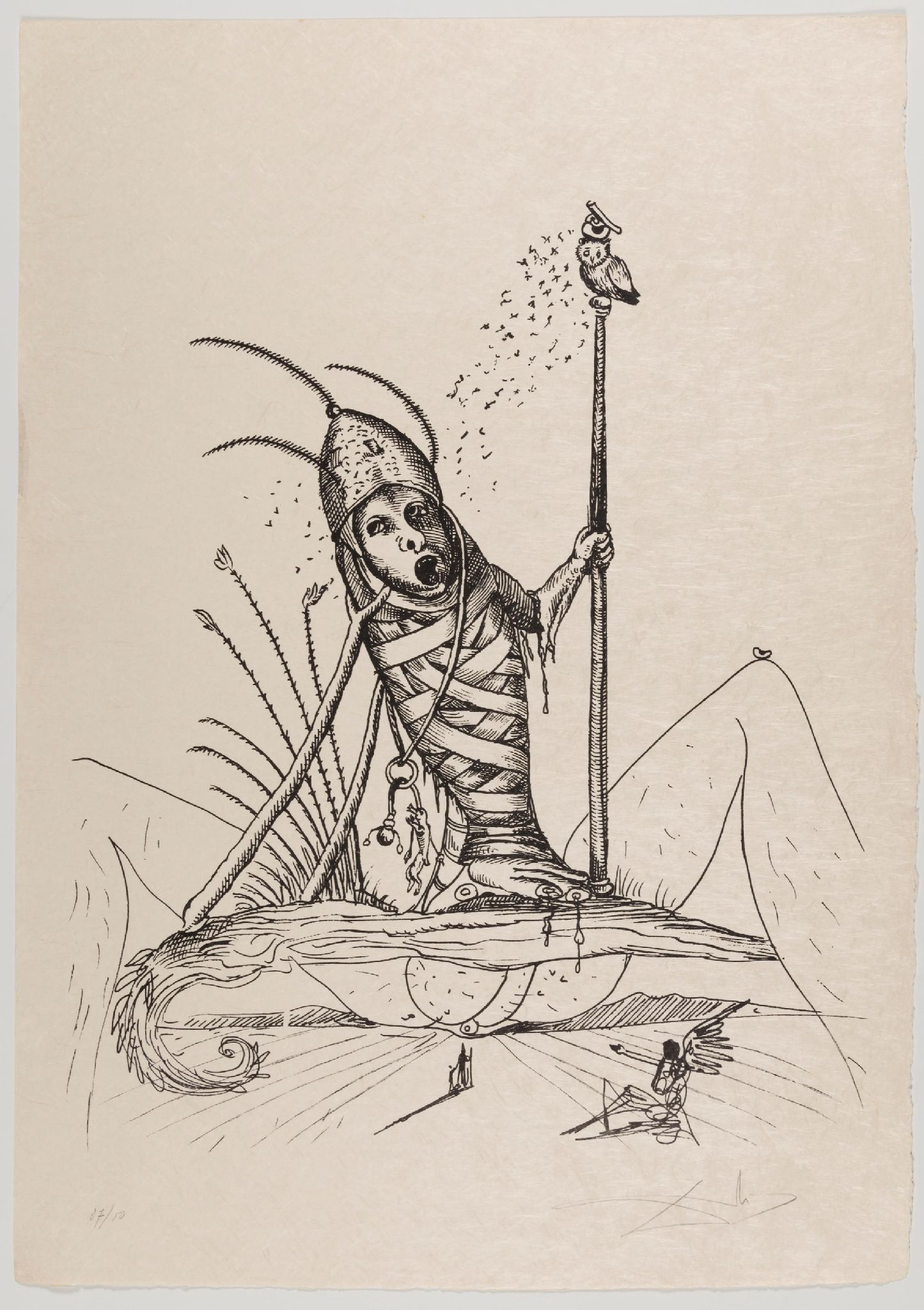 Convalescence (from Les Songes drolatiques de Pantagruel)