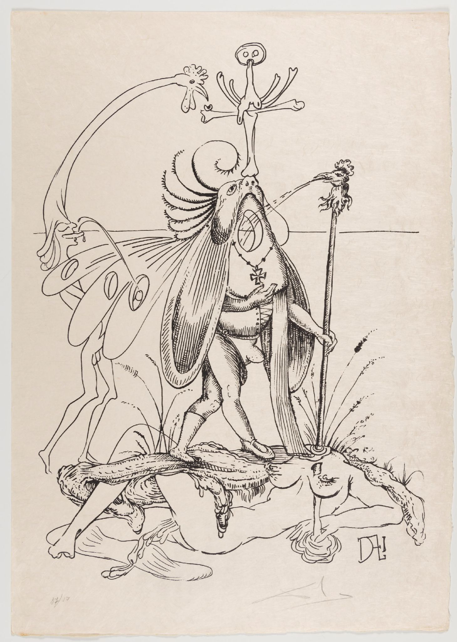 The Carnivorous Fly (from Les Songes drolatiques de Pantagruel)