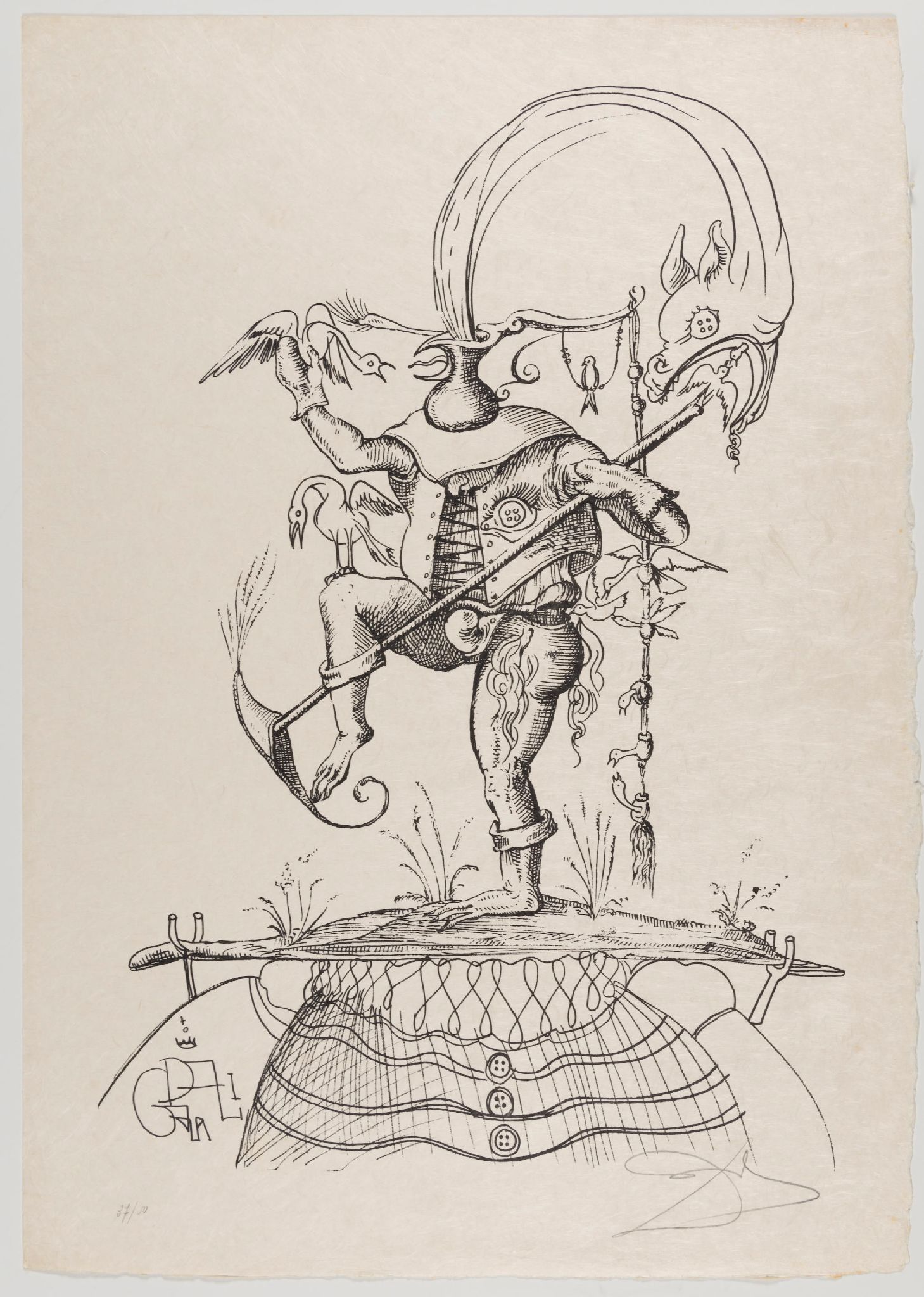 The Birds (from Les Songes drolatiques de Pantagruel)