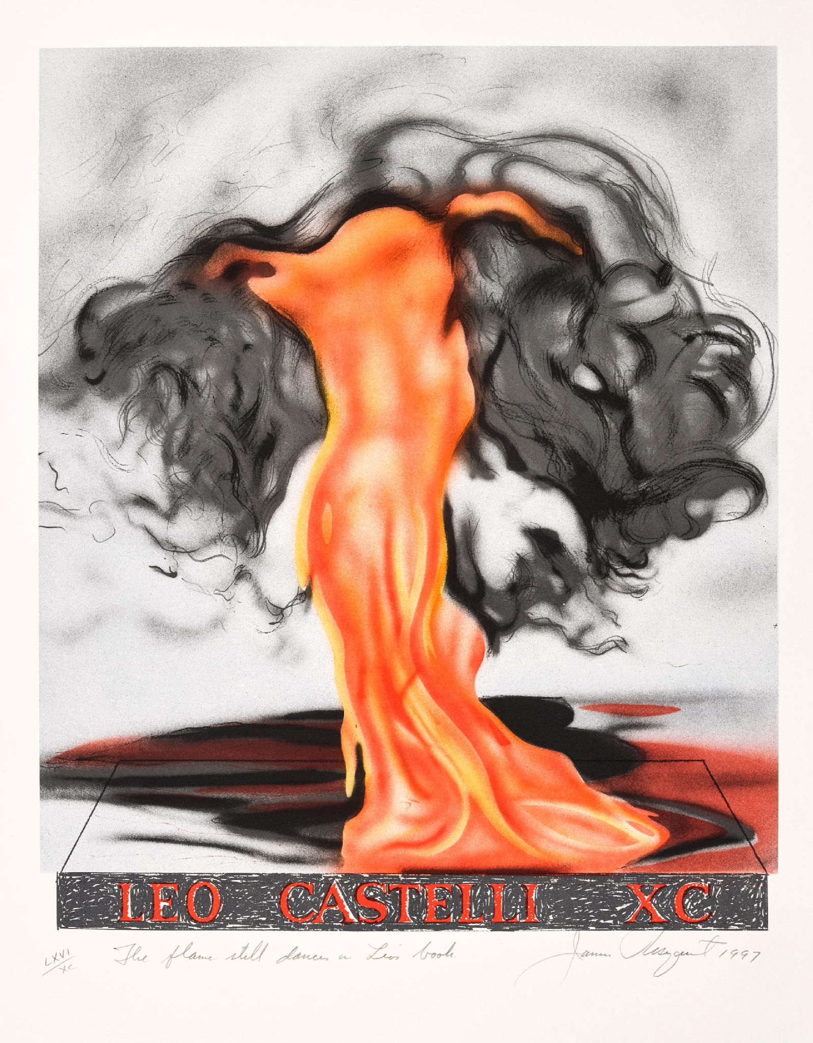 Flame Still Dances on Leo's Book