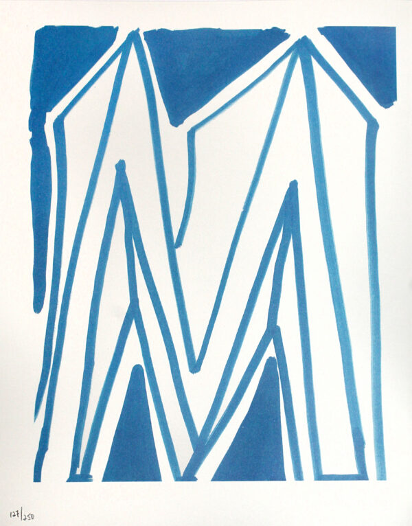 Letter M (from Hockney’s Alphabet)