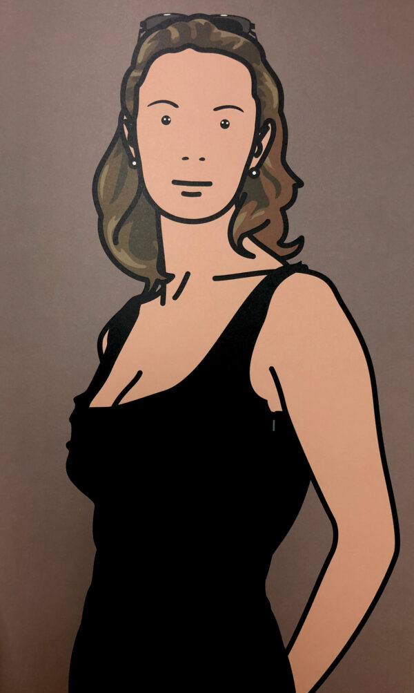 Monique with evening dress